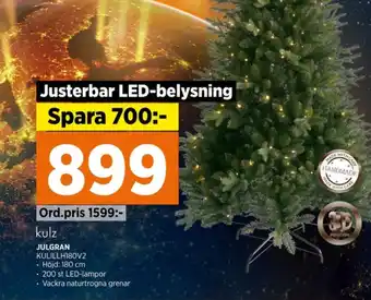 Power Kulz julgran erbjuda