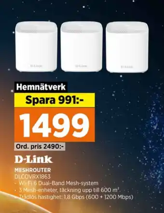 Power D-link router erbjuda