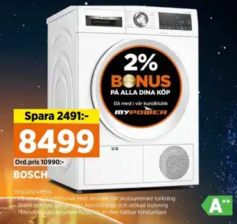 Power Bosch tvättmaskin erbjuda