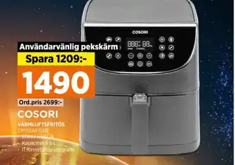 Power Cosori airfryer erbjuda