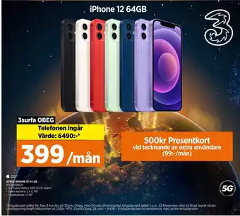Power Iphone 12 mobiltelefon erbjuda