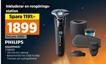 Power Philips rakapparat erbjuda