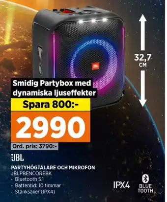 Power Jbl högtalare erbjuda