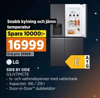 Power Lg kyl- & frysskåp erbjuda