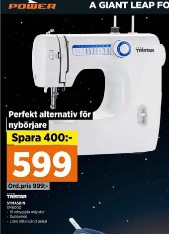 Power Tristar symaskin erbjuda