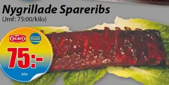 Extra Mjällby Stormarknad Nygrillade Spareribs erbjuda