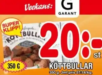 Nya Pulsen KÖTTBULLAR erbjuda