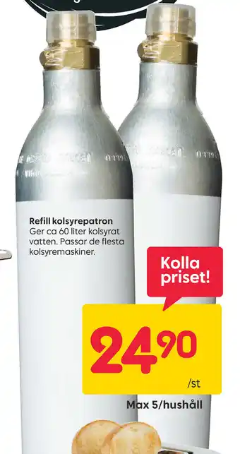 Refill kolsyrepatron