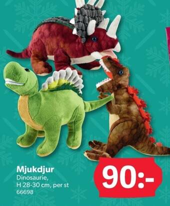 DollarStore Mjukdjur Dinosaurie erbjuda