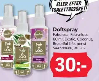 Doftspray Fabulosa