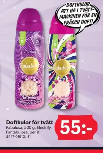 DollarStore Doftkulor för tvätt Fabulosa, 500 g erbjuda