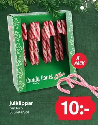 DollarStore Julkäppar erbjuda