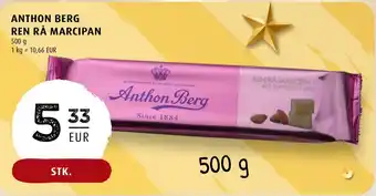 Anthon berg ren rå marcipan