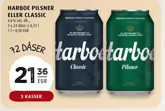 Scandinavian Park Harboe pilsner eller classic erbjuda