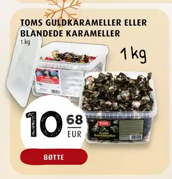 Scandinavian Park Toms guldkarameller eller blandede karameller erbjuda