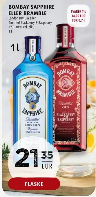 Scandinavian Park Bombay sapphire eller bramble erbjuda