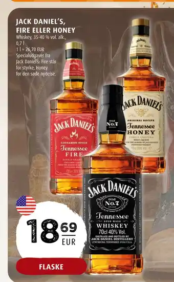 Scandinavian Park Jack daniel's, fire eller honey erbjuda
