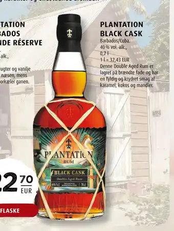 Scandinavian Park Plantation black cask erbjuda