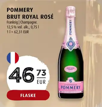 Scandinavian Park Pommery brut royal rosé erbjuda