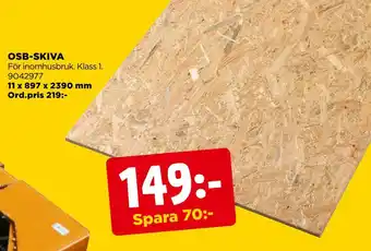 Jem&Fix Osb-skiva erbjuda