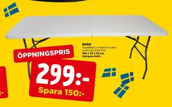 Jem&Fix Bord erbjuda