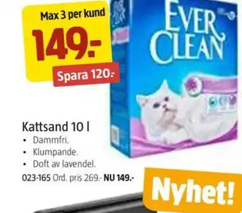 Jula Kattsand 10 I erbjuda