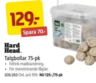 Talgbollar 75-pk