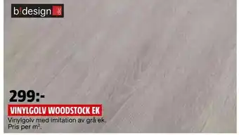 Bauhaus Vinylgolv woodstock ek erbjuda