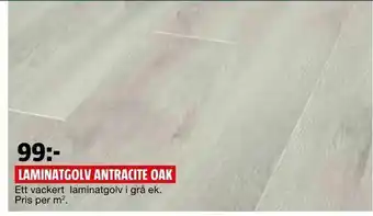 Bauhaus Laminatgolv antracite oak erbjuda