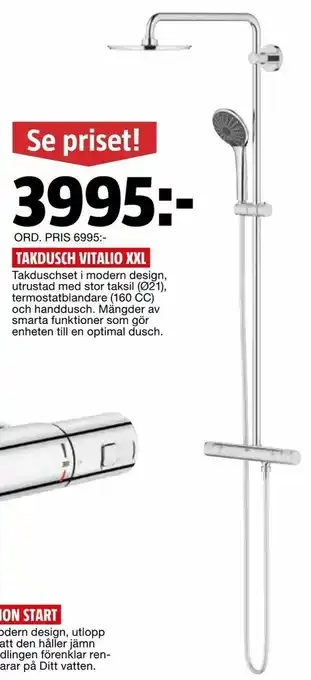 Bauhaus Takdusch vitalio xxl erbjuda