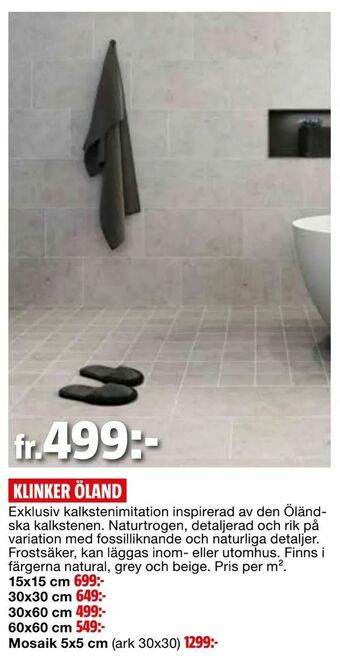 Bauhaus Klinker öland erbjuda