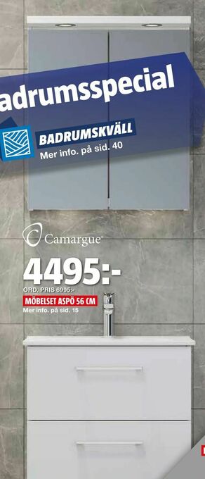 Bauhaus Möbelset aspö 56 cm erbjuda