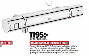 Bauhaus Duschblandare precision start erbjuda