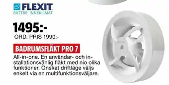 Bauhaus Badrumsfläkt pro 7 erbjuda