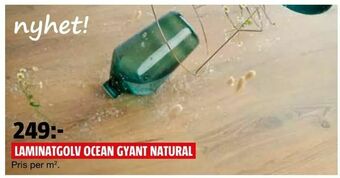 Bauhaus Laminatgolv ocean gyant natural erbjuda