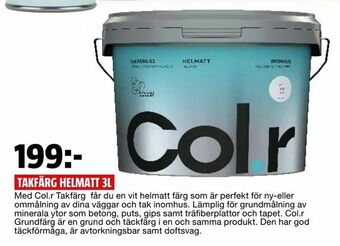 Bauhaus Takfärg helmatt 3l erbjuda