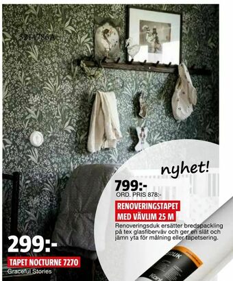 Bauhaus Tapet nocturne 7270 erbjuda