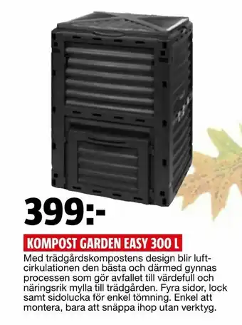 Bauhaus Kompost garden easy 300 l erbjuda