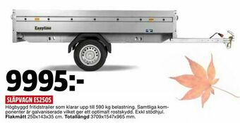 Bauhaus Släpvagn es250s erbjuda