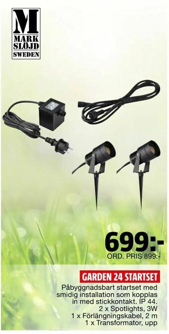 Bauhaus Garden 24 startset erbjuda
