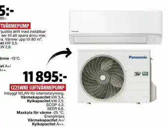 Bauhaus Cz25wke luftvärmepump erbjuda
