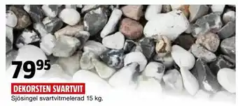 Bauhaus Dekorsten svartvit erbjuda