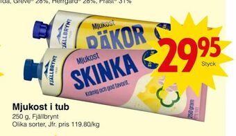 Matöppet Mjukost i tub erbjuda