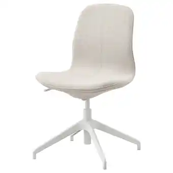 IKEA Långfjäll konferensstol, gunnared beige/vit erbjuda