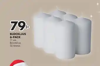 ÖoB Blockljus 6-pack erbjuda