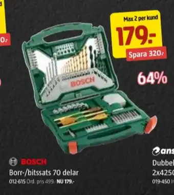 Jula Bosch borr & bits erbjuda