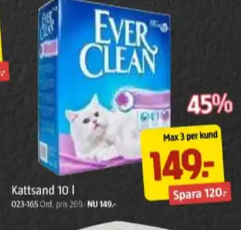 Jula Ever clean kattsand erbjuda