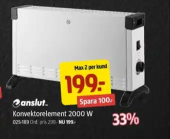 Jula Anslut konvektorelement erbjuda