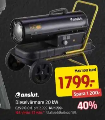Jula Anslut dieselvärmare erbjuda