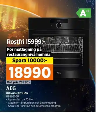 Power Aeg ugn erbjuda